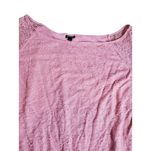 Torrid Lavender Boat Neck Blouse, 3X - Picture 2 of 6